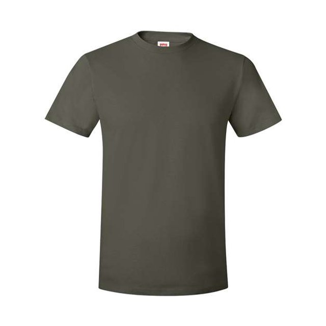 Hanes Nano-T T-shirt pour Homme, P, Vert Fatigue