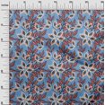 thumbnail image 4 of oneOone Georgette Viscose Light Blue Fabric Block Sewing Material Print Fabric By The Yard 42 Inch Wide-5C, 4 of 6