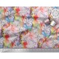 thumbnail image 2 of Soimoi Cotton Poplin Fabric Texture & Maple Leaves Printed Fabric 1 Yard 56 Inch Wide, 2 of 3