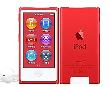 Apple iPod Nano 7th Generation 16GB Red, Used Very Good MD744LL/A