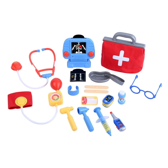 Kid Connection Doctor Playset, 19 Pieces and Storage Bag
