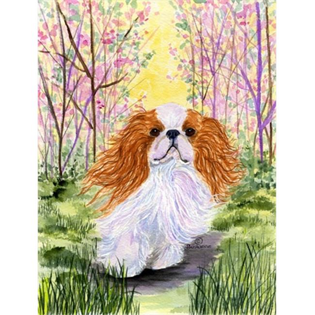 11 x 15 Po. Drapeau Taille Jardin English Toy Spaniel