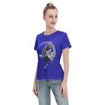thumbnail image 4 of Women's Basic Short Sleeve T-Shirt Demon Slayer Butterfly Ninja, 4 of 6