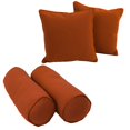 thumbnail image 1 of Blazing Needles Throw Pillows (Set of 4)-Black, 1 of 2