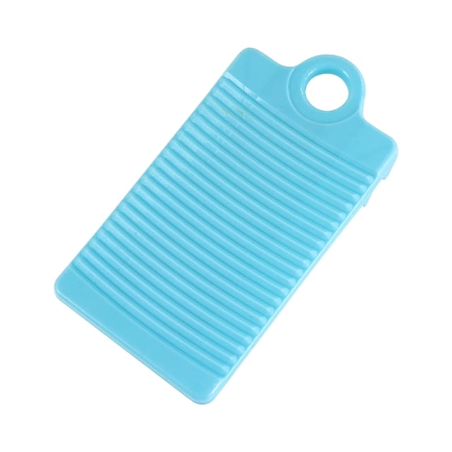 12.2" Thickened Plastic Scrubbing Board - Heavy Duty Laundry Washboard for Home & Camping (Multi-Color)