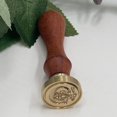 thumbnail image 2 of WHEANG Home Decor Fire Lacquer Seal Retro English Letter Copper Headquets Seal Wax Hand Account Seal and Copper Chapter Bronze Head One Size Multi-Color, 2 of 4