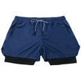 thumbnail image 1 of Mens Running Shorts Quick Dry Beachwear Workout Pants with Pockets, 1 of 6