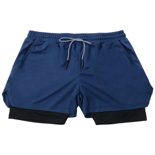 Mens Running Shorts Quick Dry Beachwear Workout Pants with Pockets