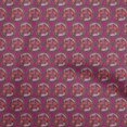 thumbnail image 1 of oneOone Rayon Magenta Fabric Kalamkari Craft Projects Decor Fabric Printed By The Yard 56 Inch Wide, 1 of 5