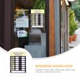 thumbnail image 2 of Business Hours Self-adhesive Stickers Business Hours Signs Rewritable Open Signs Sticker, 2 of 5