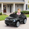 thumbnail image 2 of Gymax Ride on Car 12V Licensed Chevrolet Truck Kids' Electric Vehicles Gift for 3+ Black, 2 of 10