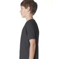 thumbnail image 3 of Next Level Youth Cotton Crew, XS, Heavy Metal, 3 of 3