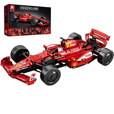 Reobrix Ensembles de Construction de Voitures F1 pour Adultes, Kits de Voitures de Modèle de Formule 1 Techniques, Présentoir Cool de Modèle de Voiture de Course à l'Échelle 1:8 pour la Déco de la Maison Ou du Bureau, Collectionner