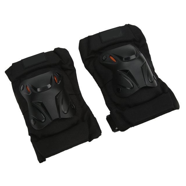 Riding Gear, Free Size Black Motorcycle Elbow Guard Unisex Anti Collision For Skateboard For Scooter