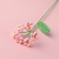 thumbnail image 2 of Birdeem Handmades Bouquet-Small Fresh Simulation Flower Office Garden Decoration Knit Flowers, 2 of 10