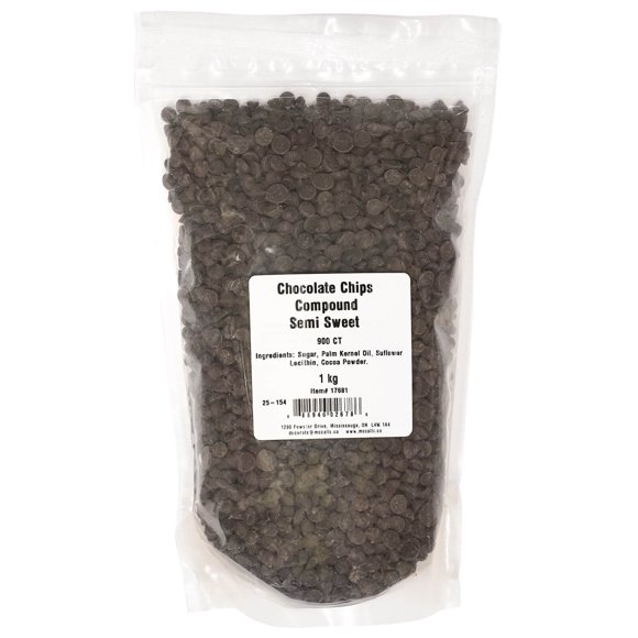 CHOCOLATE CHIPS SEMI SWEET MINI 10,000 CT. 1 KG