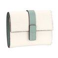 thumbnail image 1 of serony Leather Women Purse Rectangular Replacement Trifold Solid Color Stylish Card Holder Wallet Notecase Birthday Gift White, 1 of 9