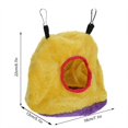 thumbnail image 4 of Hamac en Peluche, Grand, Naturel Chaud pour Oiseau, 4 of 8