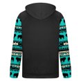 thumbnail image 4 of Penkiiy Chandail à Capuche Mode Hommes Femmes Manches Longues Aztec Impression 3D Chandail m Noir, 4 of 4