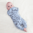 thumbnail image 1 of PatPat Baby Boy/Girl Plant Print Zip-up Snug-Fitting Wool Pajamas, 1 of 2