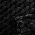thumbnail image 3 of BHG Textured Velvet Plush Throw Rich Black, 3 of 4