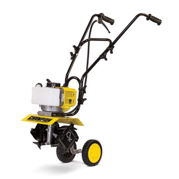 Champion Power Equipment 43cc 2-Stroke Portable Gas Garden Tiller Cultivator