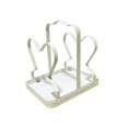thumbnail image 1 of TIELUTT Kitchen Lid Storage Rack with Tray Lovers Wooden Dish Drying Rack Kitchen Rack Portable Stainless Steel Rolling Rack for Kitchen Stainless Steel Draining Rack Dish Soap Holder Kitchen, 1 of 8