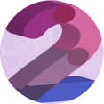 thumbnail image 1 of Ahgly Company Tapis d'Intérieur Rond Lavable en Machine Transitionnel Lilas Violet Vif, 4 Pieds Rond, 1 of 7