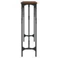 thumbnail image 3 of vidaXL Table Console Chêne Brun 140x23x75 cm Bois Reconstitué, 3 of 5
