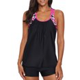 thumbnail image 1 of Womens Racerback Swimming Suit Tankini Set Swimsuit Bathing Suit with Boyshorts S-XXL, 1 of 4