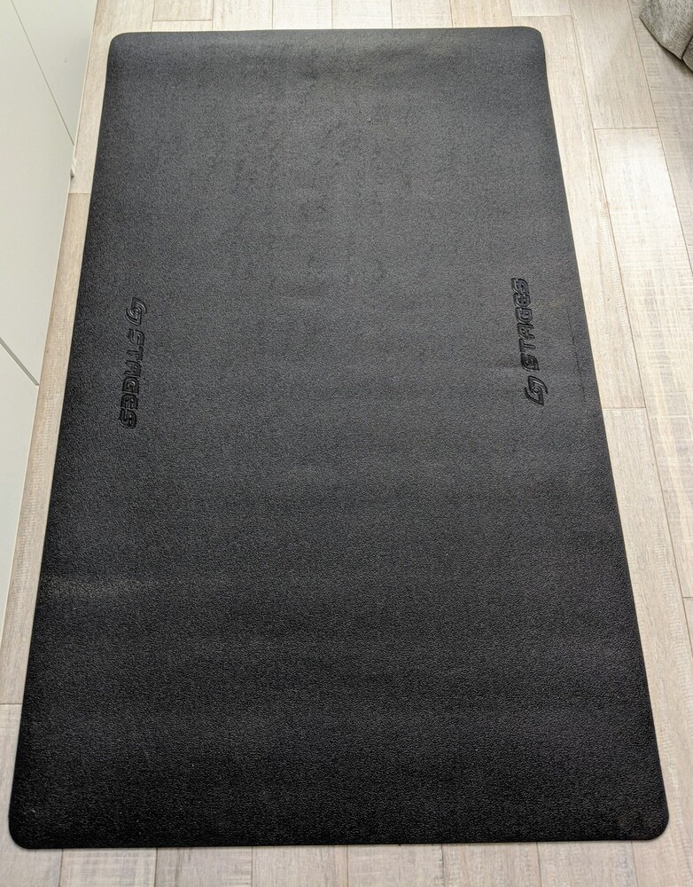 STAGES CYCLING : STAGES TRAINER MAT : BLACK : 72IN X 36IN