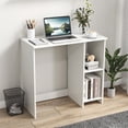 thumbnail image 2 of Patiojoy Computer Desk for Small Space 31.5" Home Office Desk with Shelves Space Saving Study Writing Desk, 2 of 7