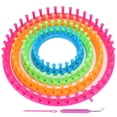 thumbnail image 2 of Plastic Round Knitting Looms, Knitting Loom Knitting Loom Set Round Knitting Looms Set, Shawls For Scarves Hats Socks, 2 of 8