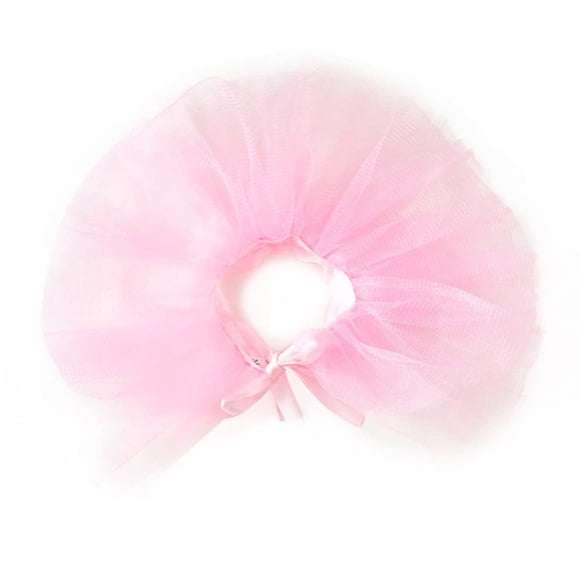 Jupe Tutu pour Chien - Costume d'Anniversaire pour Petits/moyens/grands Chiens et Chats, Robe Duveteuse Rose (Taille M)