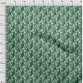 thumbnail image 4 of oneOone Velours Vert Mer Tissu Abstrait Matière de Robe Tissu Imprimé Tissu au Mètre 58 Pouces de Large, 4 of 4