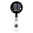 thumbnail image 1 of Nurse Badge Buckle Love Stethoscope Easy-To-Pull Buckle Retractable Badge Easy-To-Pull Certificate Buckle, 1 of 9