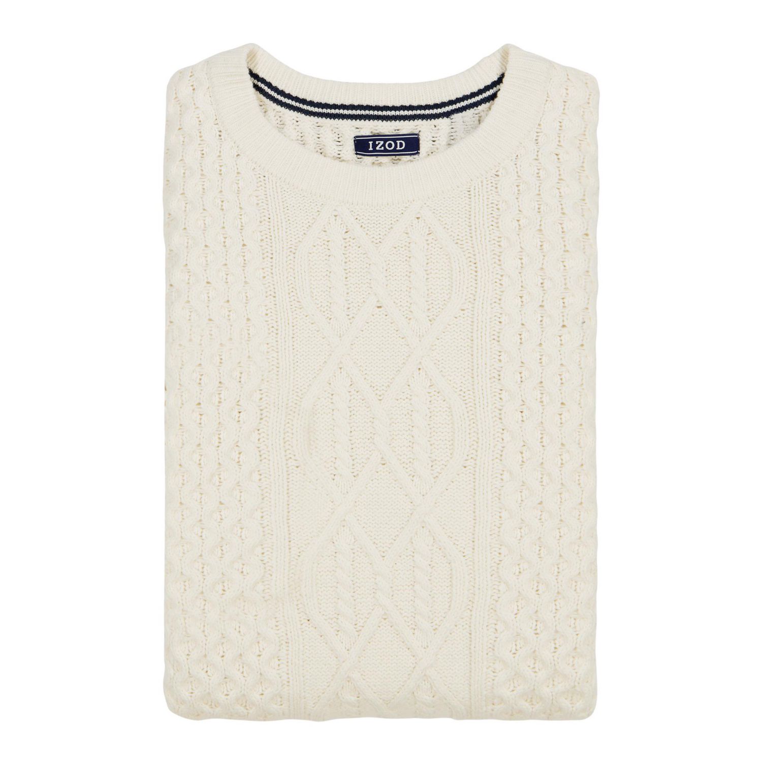 Chandail col rond style pêcheur pour homme IZOD, Tailles P-XXL