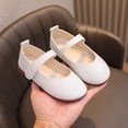 thumbnail image 2 of Xuewenshw Girls Sandals Solid Color New Pattern Fashion Lightweight Flat Bottom Comfortable Hook Loop Shoes Baby Sandals, 2 of 9