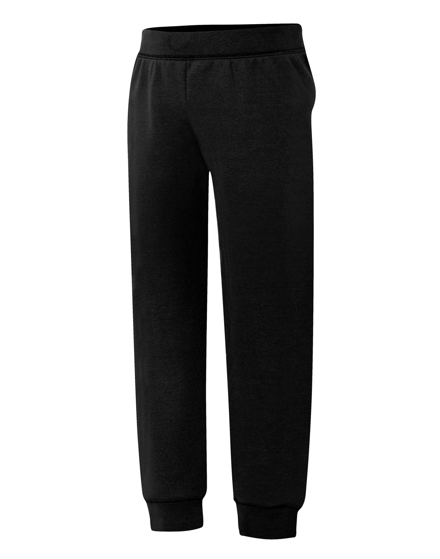 Hanes Girls ComfortSoft EcoSmart Jogger Sweatpants, M, Black