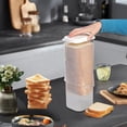 thumbnail image 1 of Chmadoxn Rangement et Organisation de Cuisine, Organisateurs et Rangement de Garde-Robe, Distributeur de Pain Hermétique en Plastique Réutilisable pour Pain Gâteau Transparent, Bac Organisateur de Pain Frais Rangement pour Pain, 1 of 9