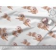 thumbnail image 3 of Soimoi Modal Satin Fabric Golden Retriever Dog Print Sewing Fabric Yard 42 Inch Wide, 3 of 3