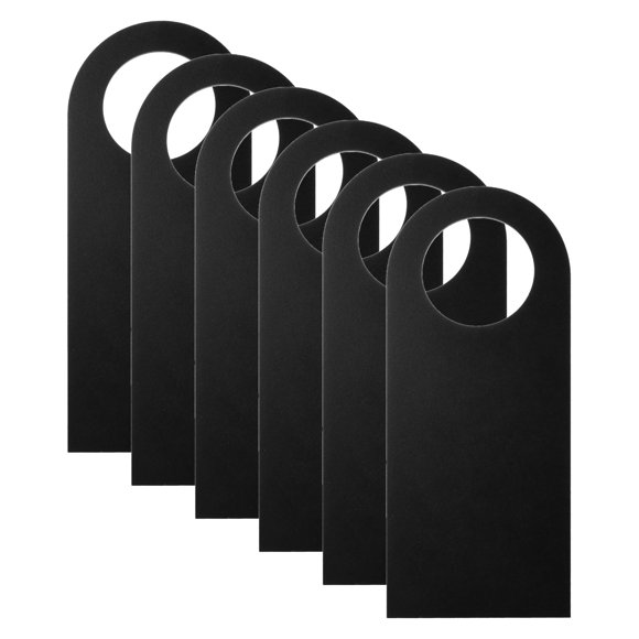 Cosmos Pack of 6 Blank Two-sided Door Knob Sign Hanger for Home Office Hotel Decoration & Sign Each 7.75"" x 3.25""