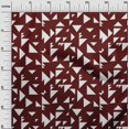 thumbnail image 3 of oneOone Cotton Silk Fabric Triangle Geometric Fabric Prints By Yard 42 Inch Wide, 3 of 5