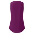 thumbnail image 4 of SMihono Hauts pour Femmes Débardeur d'Été Sans Manches Chemises Zip Tunique Décontractée Col en V Blouse Roulable Débardeurs pour Femmes Hauts d'Été pour Femmes, 4 of 7