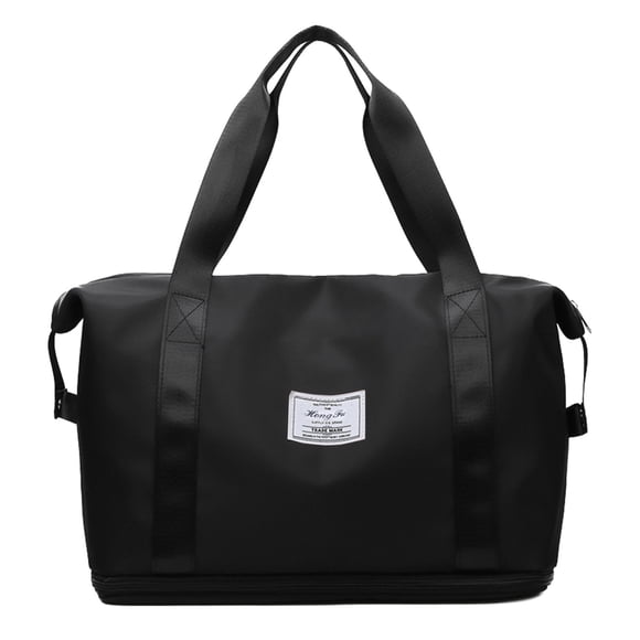 Large Tote Bag with Zipper Expandable Gym Bags, Duffle Bags for Sports and Weekend Travel, Large Capacity Lightweight Overnight Bags for Men and Women, Travel Duffel Bags, Sports Tote Bag