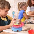 thumbnail image 4 of HLONK Ceramic Art Kit For Kids DIY Clay Craft Machine Soft Pottery Clay Set For Children‘s Hands On Learning & Painting, 4 of 9