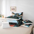 thumbnail image 4 of YST 3D Dragon Bedding Set, Magic Animal Theme, 7pcs Comforter Set, Queen Size, Pink Rose Floral, 4 of 4