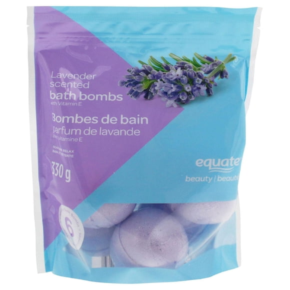 Equate Beauty Lavender Scented Bath Bombs with Vitamin E