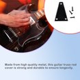 thumbnail image 3 of ZheElen 2Pcs Guitar for Truss Rod Cover GR06A Black Plastic Plate Electric Parts Tool Musical Instrument Accessories, 3 of 6