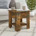thumbnail image 1 of vidaXL Coffee Table Smoked Oak 40x40x42 cm Engineered wood, 1 of 4